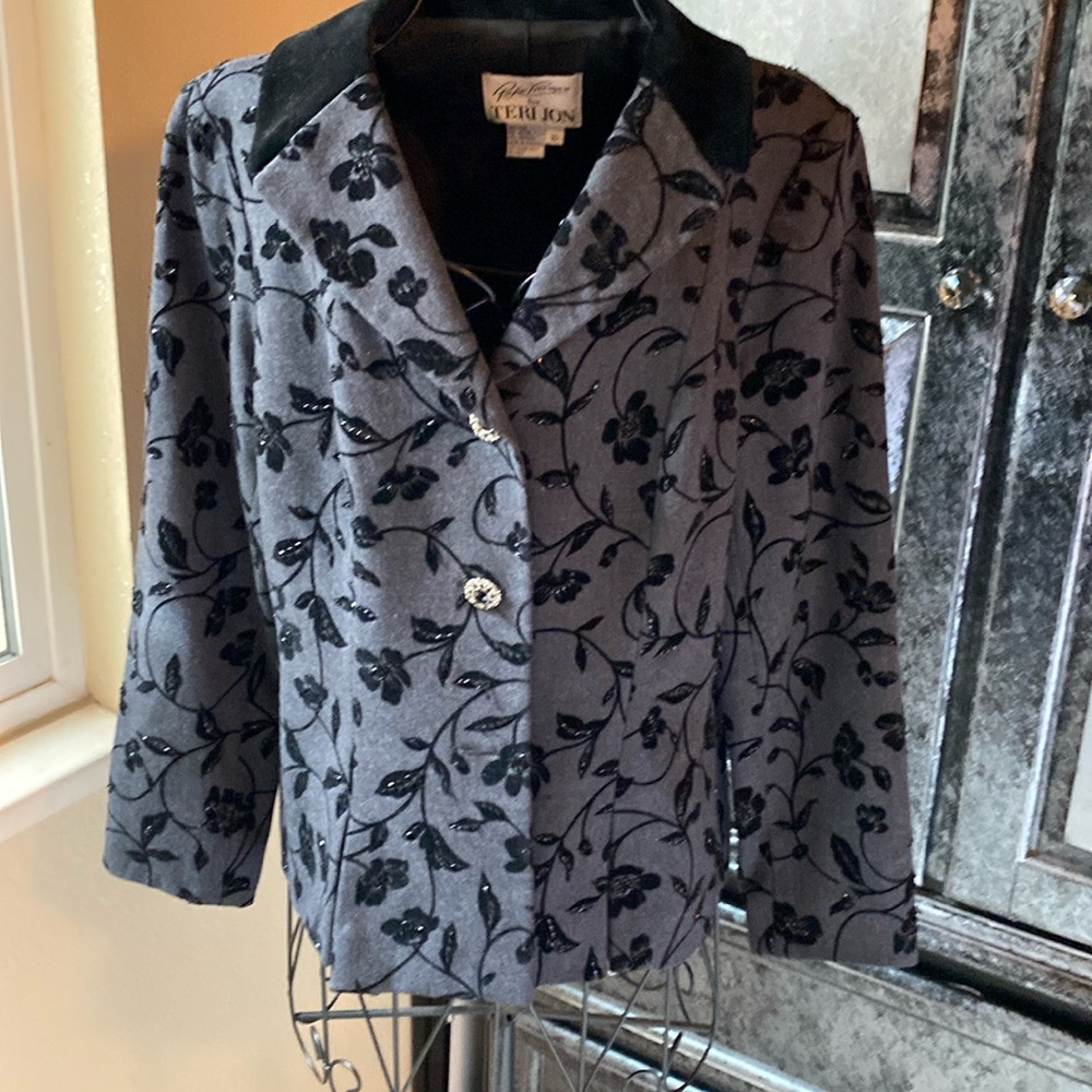 Rickie Freeman for Teri Jon Black Blazer